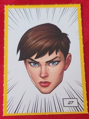 Loblaws Marvel Stickers - 27 Agent Maria Hill - MAKE A BUNDLE!!